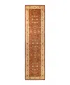 Adorn Hand Woven Rugs Mogul M1380 3'2''x12'7'' Runner Area Rug In Orange