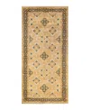 Adorn Hand Woven Rugs Mogul M1398 6'1''x13'1'' Area Rug In Yellow