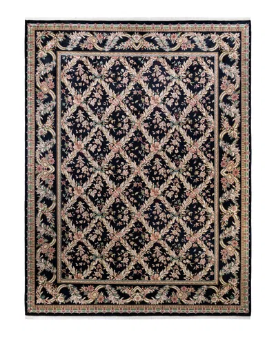 Adorn Hand Woven Rugs Mogul M1404 9'4''x12'1'' Area Rug In Black
