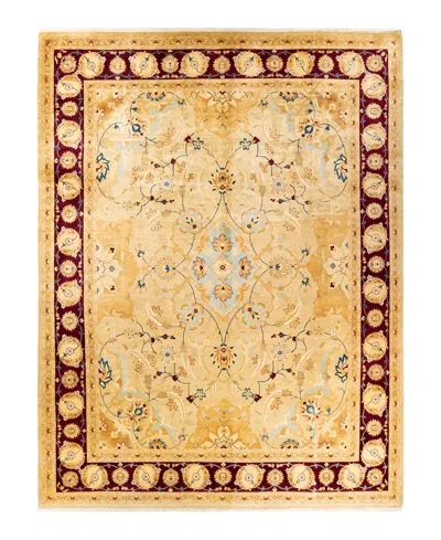 Adorn Hand Woven Rugs Mogul M1422 9'2''x12' Area Rug In Yellow
