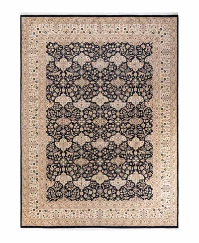 Adorn Hand Woven Rugs Mogul M1433 9'1''x12'4'' Area Rug In Black
