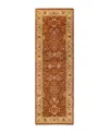 Adorn Hand Woven Rugs Mogul M1436 2'8''x8'3'' Runner Area Rug In Orange