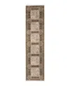 Adorn Hand Woven Rugs Mogul M1436 3'x12'8'' Runner Area Rug In Ivory