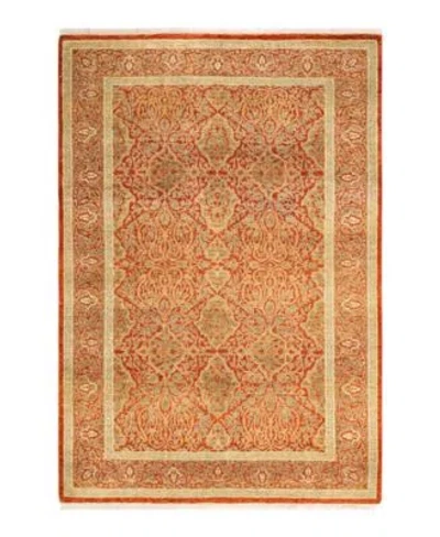 Adorn Hand Woven Rugs Mogul M1482 Rug Collection In Orange