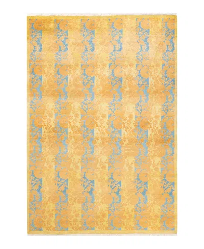 Adorn Hand Woven Rugs Mogul M1530 4'8''x6'10'' Area Rug In Green