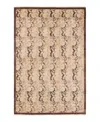 Adorn Hand Woven Rugs Mogul M1543 5'2''x7'10'' Area Rug In Brown