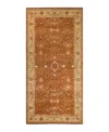 Adorn Hand Woven Rugs Mogul M1552 5'1''x10'7'' Area Rug In Orange