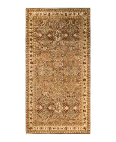 Adorn Hand Woven Rugs Mogul M1552 6'3"x12'2" Area Rug In Brown