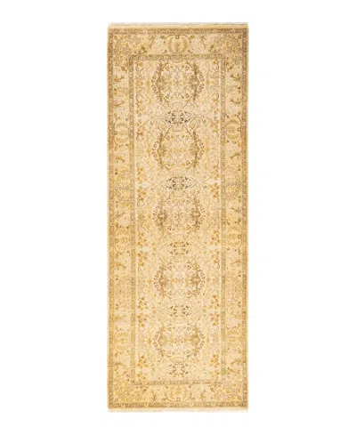 Adorn Hand Woven Rugs Mogul M1554 3'x8'4'' Runner Area Rug In Ivory