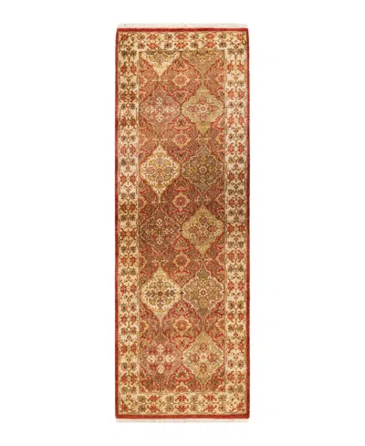 Adorn Hand Woven Rugs Mogul M1567 2'7''x7'10'' Runner Area Rug In Orange