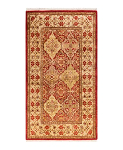 Adorn Hand Woven Rugs Mogul M1567 3'1''x5'7'' Area Rug In Orange