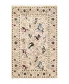 Adorn Hand Woven Rugs Mogul M1585 4'8''x7'2'' Area Rug In Ivory