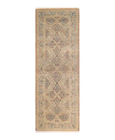 Adorn Hand Woven Rugs Mogul M1593 2'8''x7'7'' Runner Area Rug In Brown