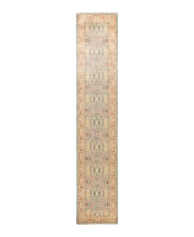 Adorn Hand Woven Rugs Mogul M1622 2'7''x13'7'' Runner Area Rug In Mist