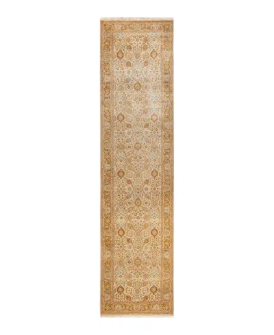 Adorn Hand Woven Rugs Mogul M1622 3'x12'4'' Runner Area Rug In Ivory