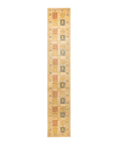 Adorn Hand Woven Rugs Mogul M1656 2'7''x14'8'' Runner Area Rug In Ivory