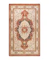 Adorn Hand Woven Rugs Mogul M1659 4'7''x7'7'' Area Rug In Orange