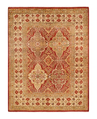 Adorn Hand Woven Rugs Mogul M1770 5'4''x6'9'' Area Rug In Orange