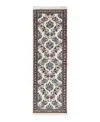 Adorn Hand Woven Rugs Mogul M2026 2'6''x7'9'' Runner Area Rug In Ivory