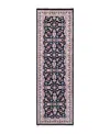 Adorn Hand Woven Rugs Mogul M870 2'6''x8'2'' Runner Area Rug In Black