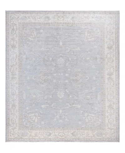 Adorn Hand Woven Rugs Oushak M1999 8'1"x9'6" Area Rug In Light Gray