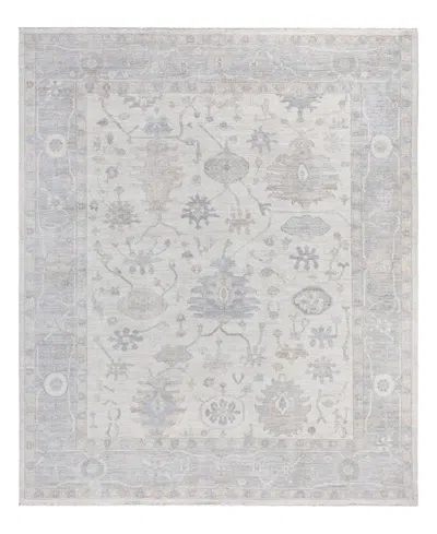 Adorn Hand Woven Rugs Oushak M1999 8'3"x9'9" Area Rug In Ivory