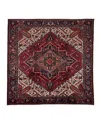 Adorn Hand Woven Rugs Persian Heriz 8' 10" X 10' 10" Area Rug In Red