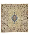 Adorn Hand Woven Rugs Persian Kashan 9' 3" X 10' 10" Area Rug In White