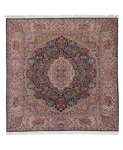 Adorn Hand Woven Rugs Persian Kerman 8' 0" X 10' 0" Area Rug In Blue