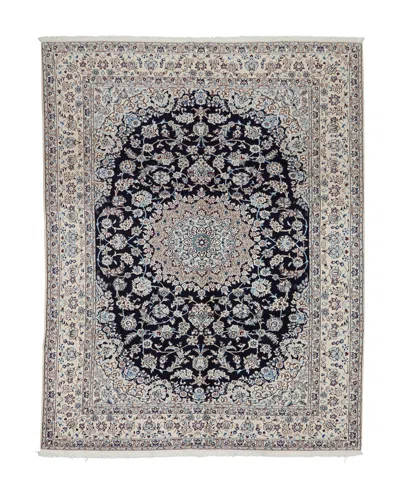 Adorn Hand Woven Rugs Persian Nain 6' 5" X 10' 0" Area Rug In Blue