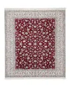 Adorn Hand Woven Rugs Persian Nain 8' 8" X 11' 9" Area Rug In Red
