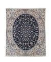 Adorn Hand Woven Rugs Persian Nain Rug Collection In Blue