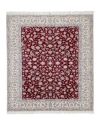 Adorn Hand Woven Rugs Persian Nain Rug Collection In Red