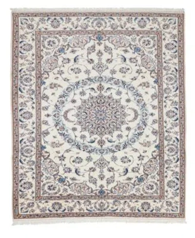 Adorn Hand Woven Rugs Persian Nain Rug Collection In White