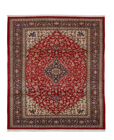 Adorn Hand Woven Rugs Persian Qom 8' 2" X 11' 7" Area Rug In Red