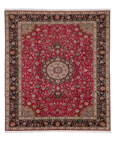Adorn Hand Woven Rugs Persian Tabriz 8' 2" X 11' 5" Area Rug In Red