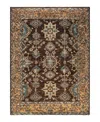 Adorn Hand Woven Rugs Serapi 4'2"x5'6" Area Rug In Brown