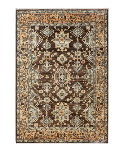 Adorn Hand Woven Rugs Serapi 4'x5'10" Area Rug In Brown