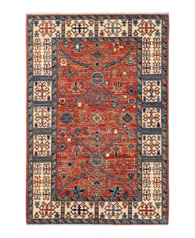 Adorn Hand Woven Rugs Serapi 4'x5'11" Area Rug In Orange