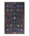Adorn Hand Woven Rugs Serapi 5'11"x9'3" Area Rug In Blue