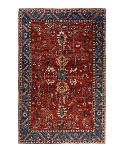 Adorn Hand Woven Rugs Serapi 5'8"x8'9" Area Rug In Red