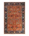 Adorn Hand Woven Rugs Serapi 6'1"x8'11" Area Rug In Orange