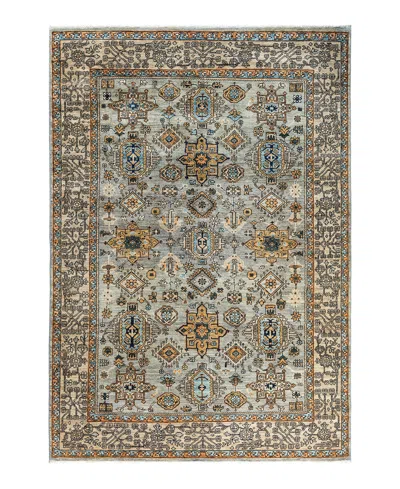 Adorn Hand Woven Rugs Serapi 6'2"x8'11" Area Rug In Gray