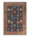Adorn Hand Woven Rugs Serapi 6'4"x9'1" Area Rug In Blue