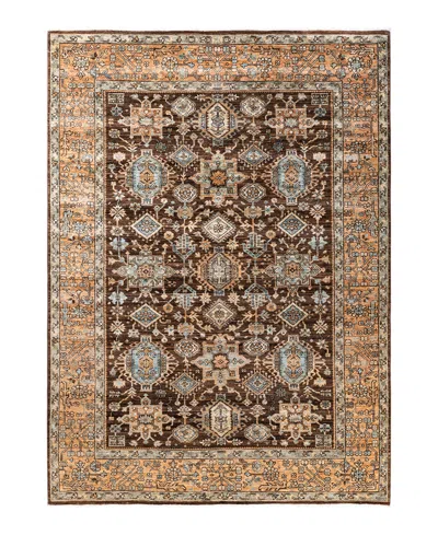 Adorn Hand Woven Rugs Serapi 6'5"x8'11" Area Rug In Brown