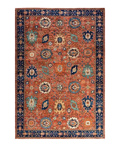 Adorn Hand Woven Rugs Serapi 6'5"x9'3" Area Rug In Red