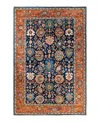 Adorn Hand Woven Rugs Serapi 6'6"x9'7" Area Rug In Blue