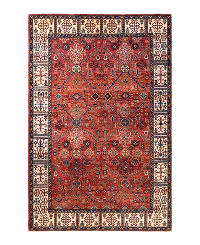 Adorn Hand Woven Rugs Serapi 6'x8'11" Area Rug In Red
