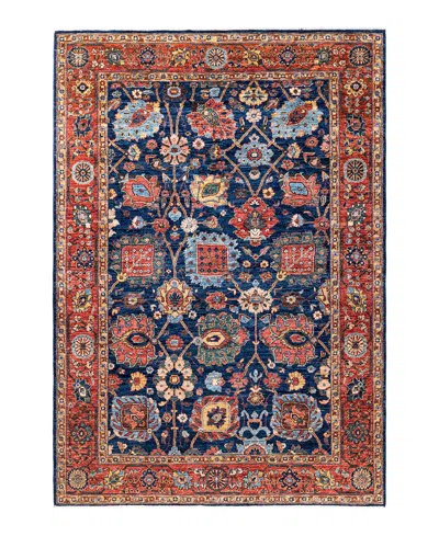 Adorn Hand Woven Rugs Serapi 6'x8'7" Area Rug In Blue