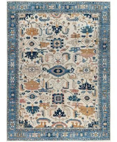 Adorn Hand Woven Rugs Serapi M0103 100 Rug Collection In White